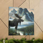 Moose in Splendor - Canvas