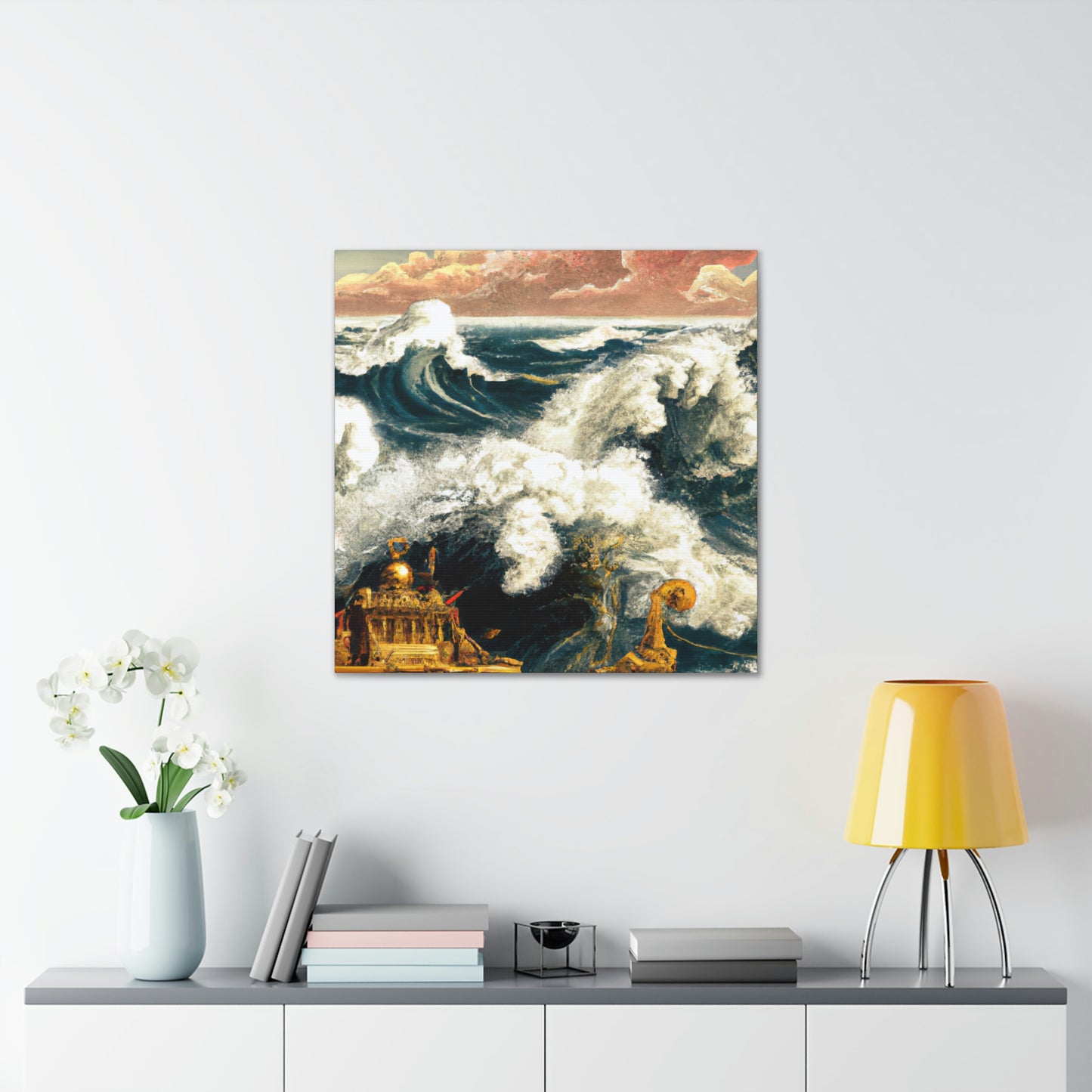 "Oceans Embrace Horizon" - Canvas