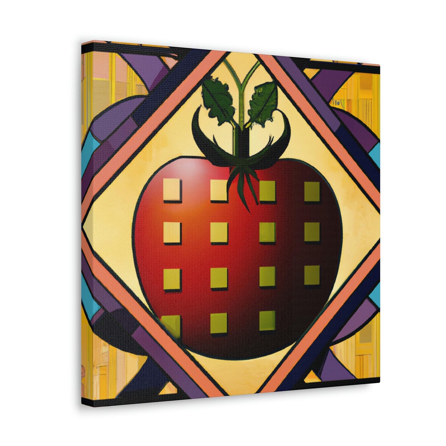 Tasty Art Deco Tomato - Canvas