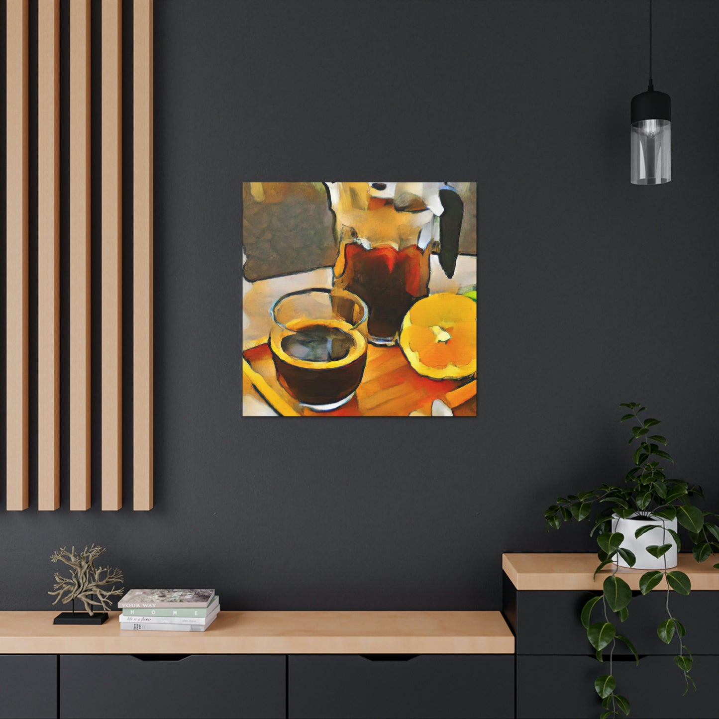 Coffee in Fauvism - Canvas