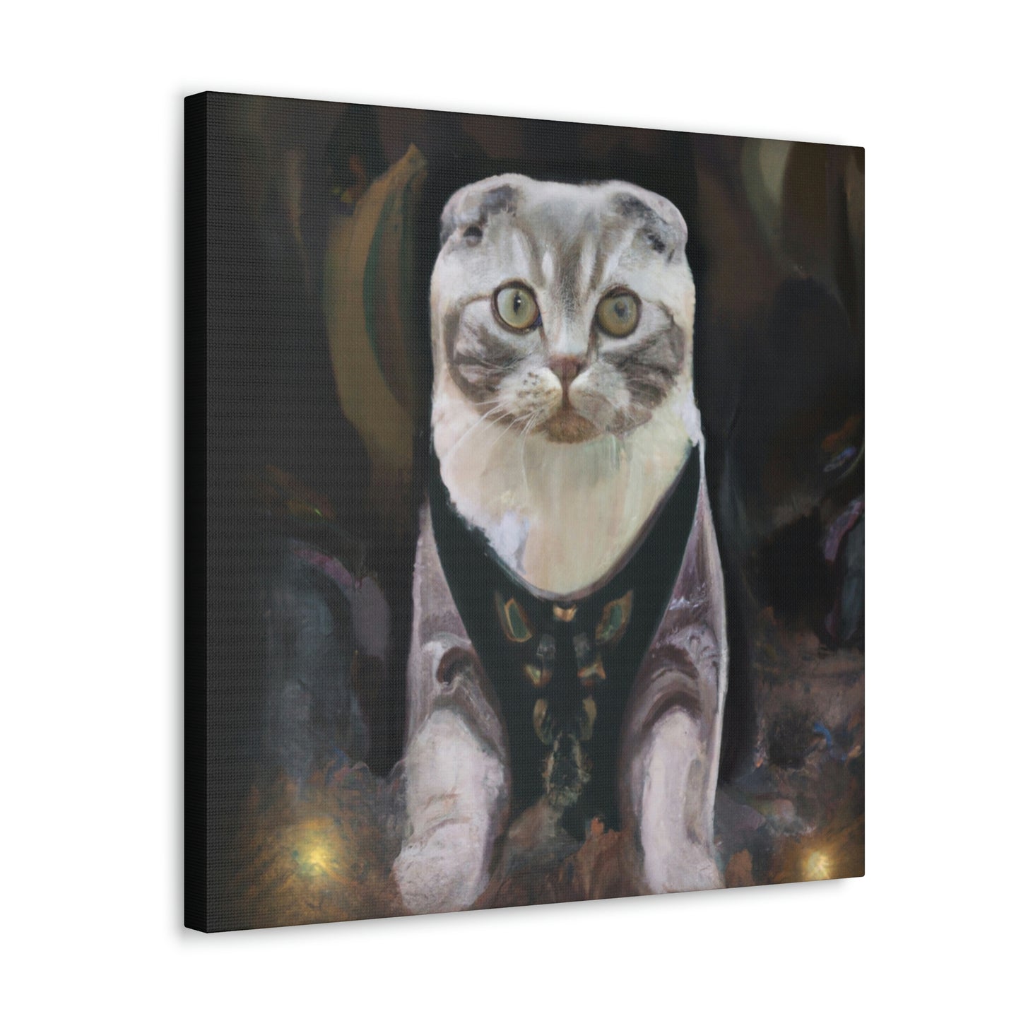 Feline Art Deco Splendor - Canvas