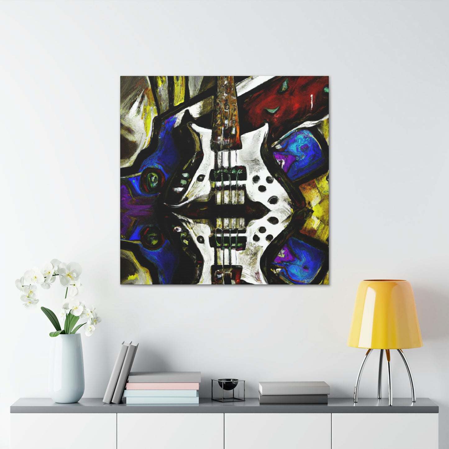 Rockin' Bass Vibes - Canvas