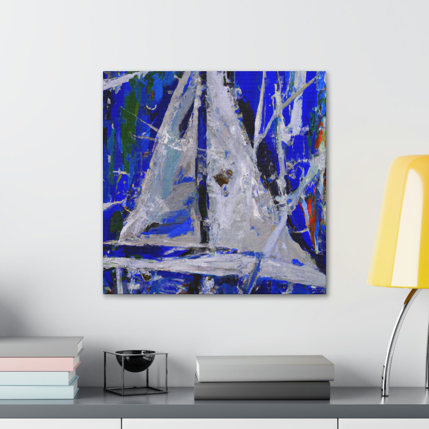 "Yacht on a Wave" - Canvas