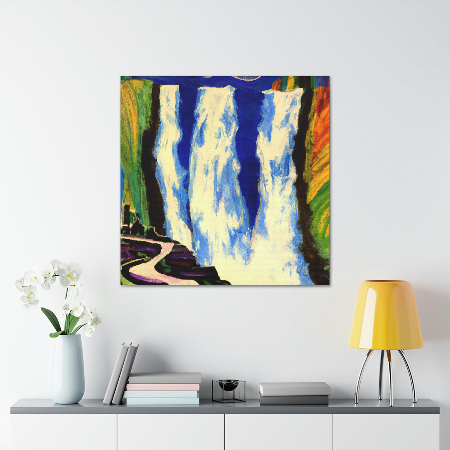 Thundering Water Plunge - Canvas