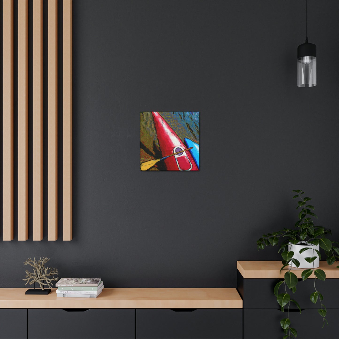 Kayak in Deco Style - Canvas