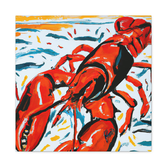 Lobster in Expressionism - Canvas