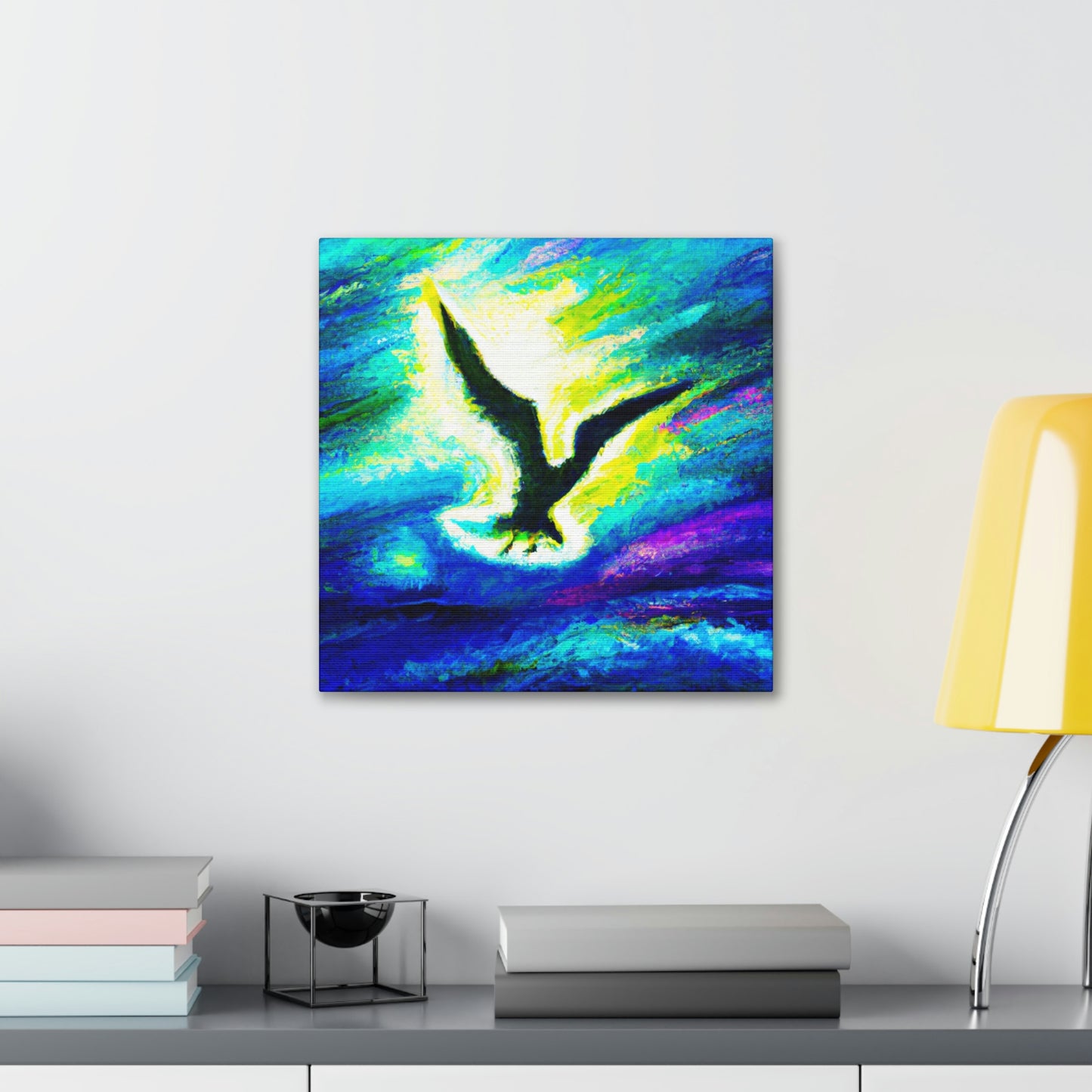 Seagull in Flight - Canvas