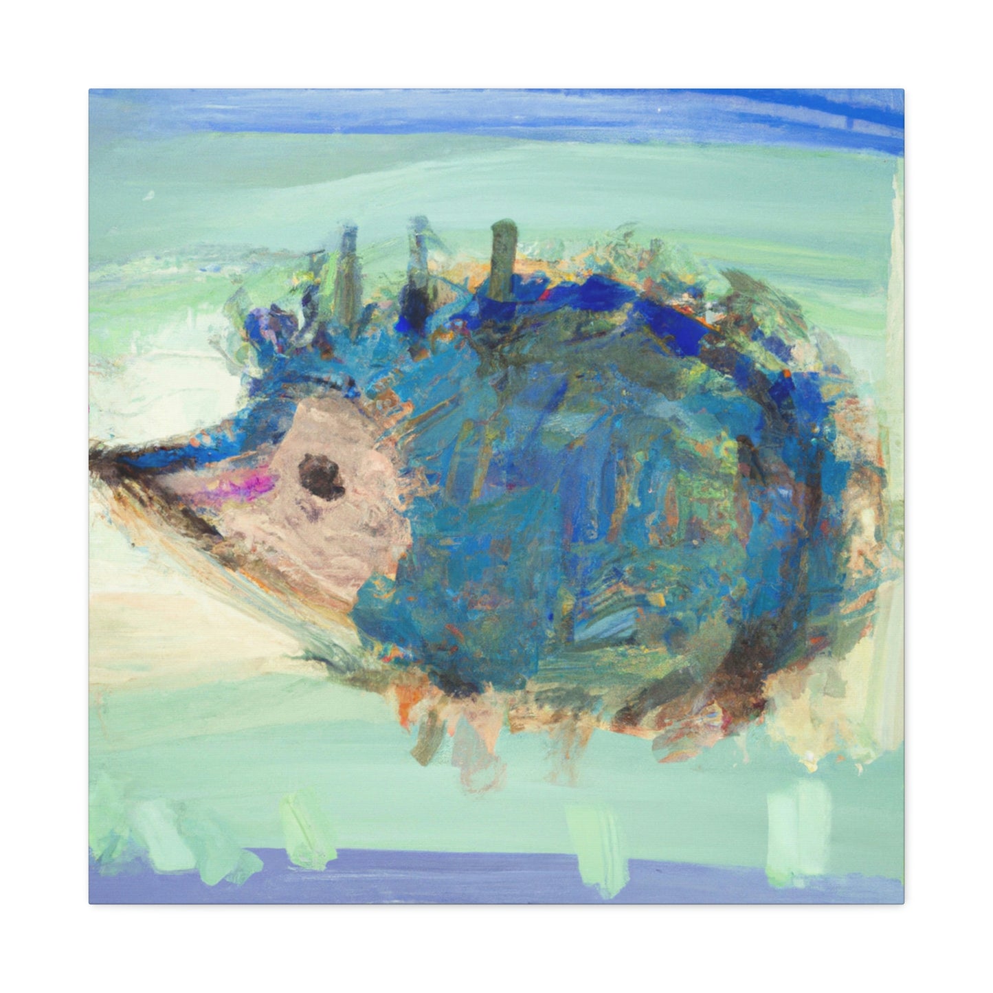 "Hedgehog of Expressionism" - Canvas