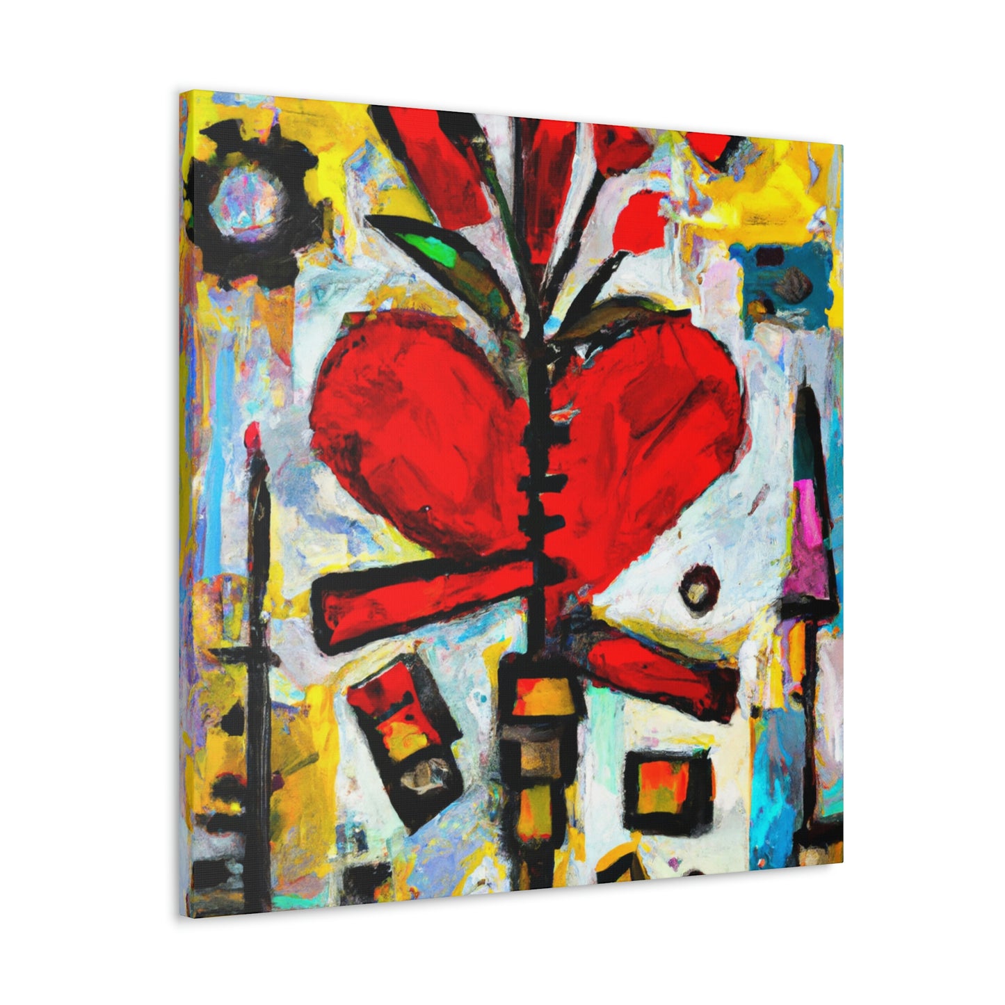 Love Bouquet Embrace - Canvas