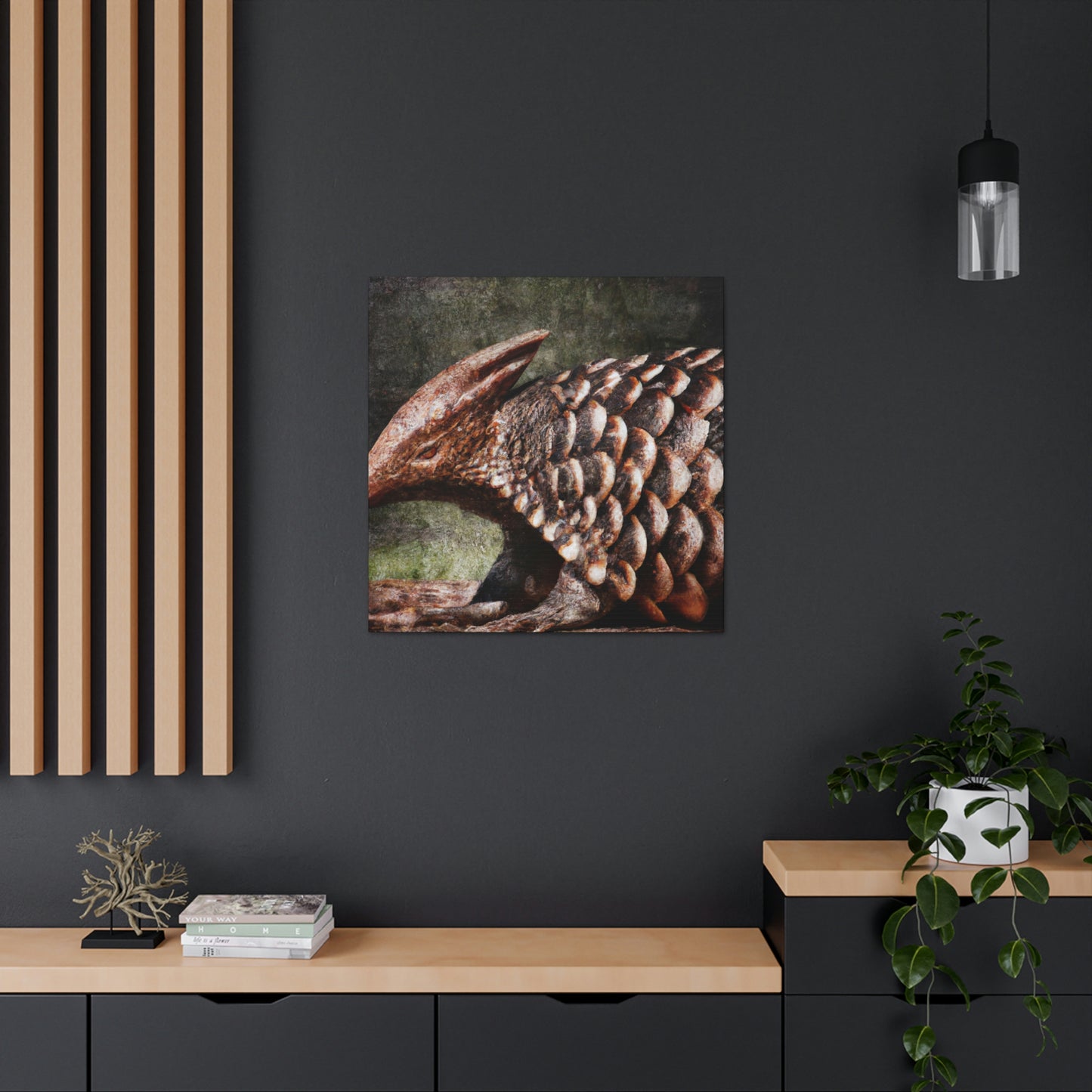 "Pangolin in India's Soul" - Canvas