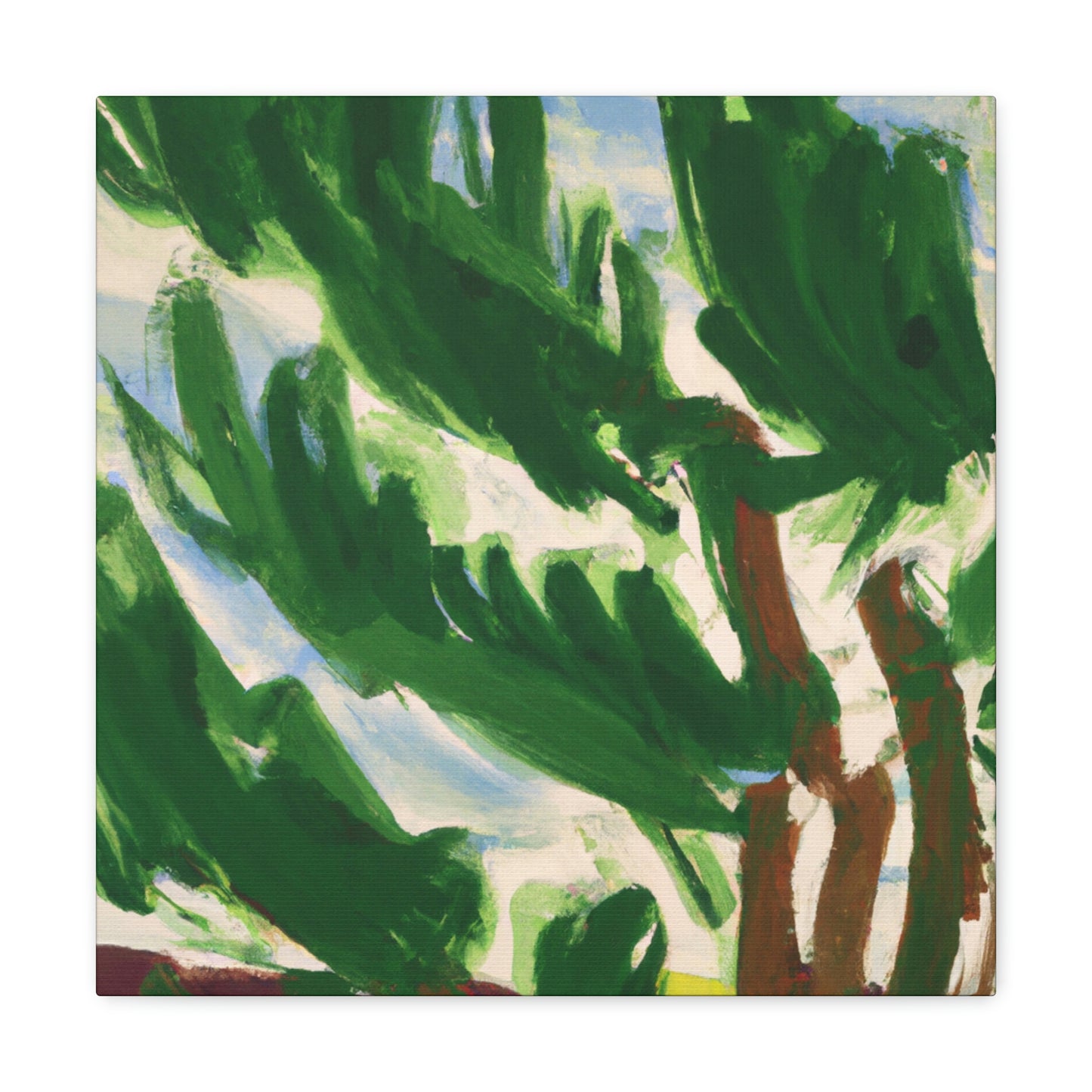 Pines in Expressionism - Canvas