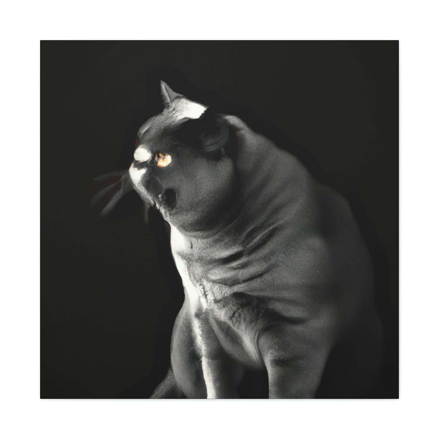 "British Shorthair Slumber" - Canvas