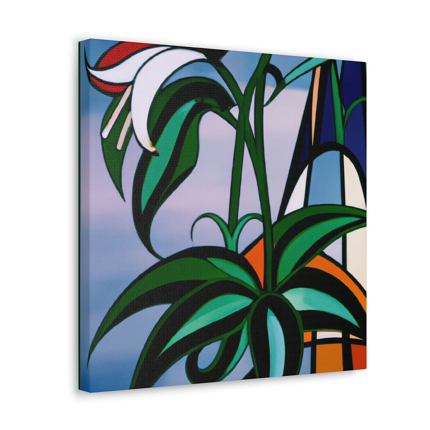 "Lily in Art Deco" - Canvas