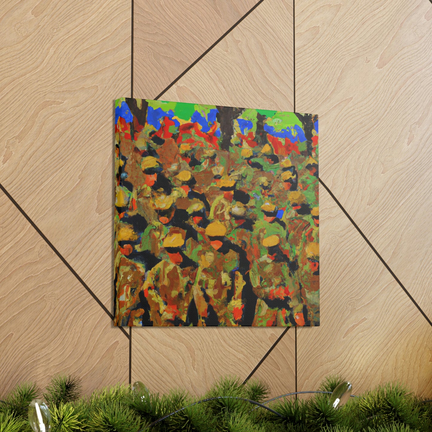 Camouflaged in Fauvism - Canvas