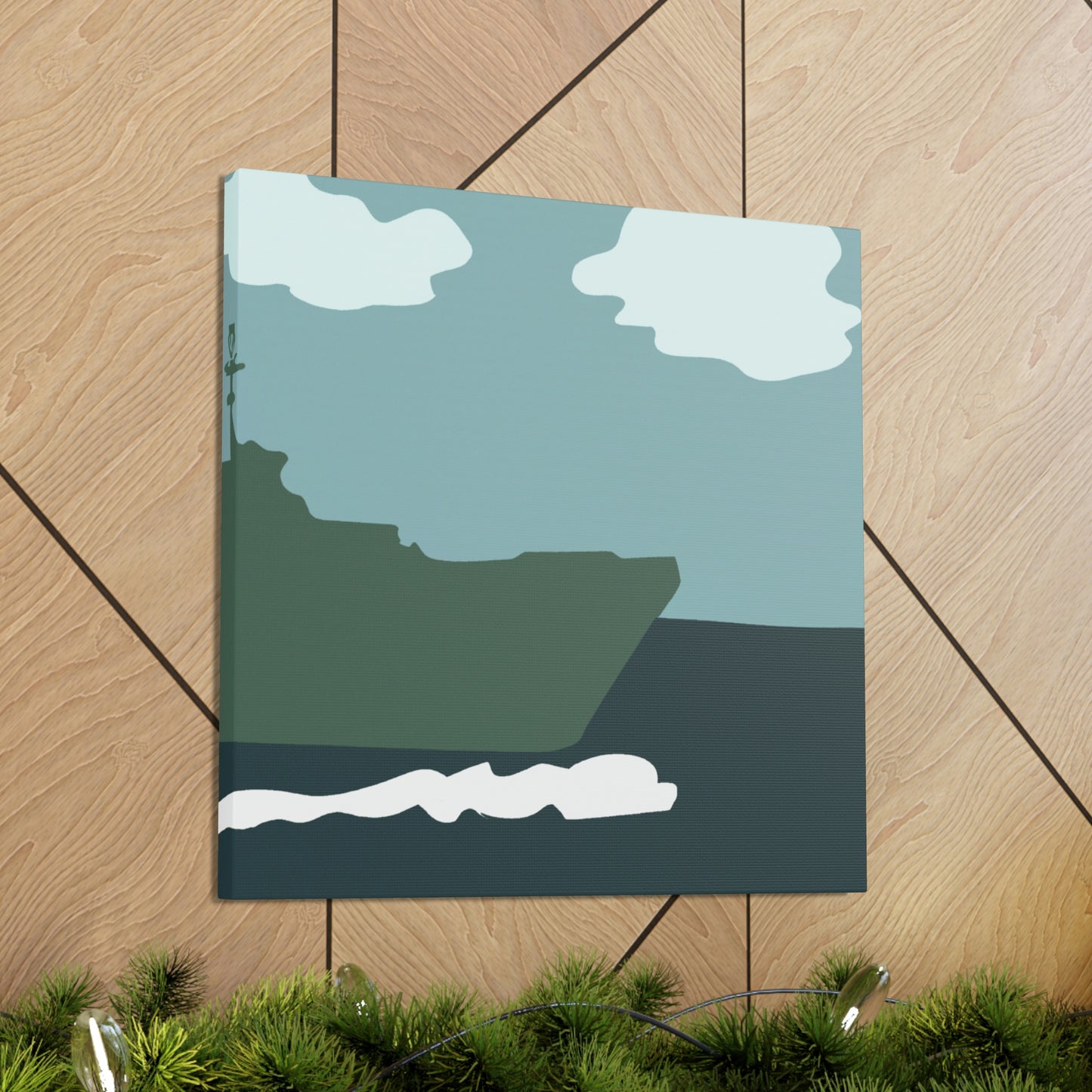 Marine Minimalism Scene - Canvas