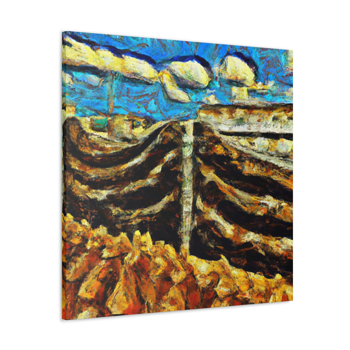 Seawall Sunset Splendor - Canvas