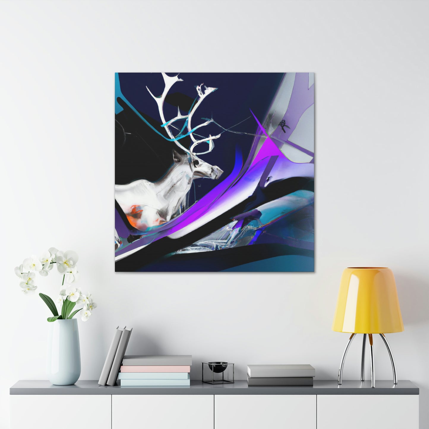 Reindeer in Winterland - Canvas