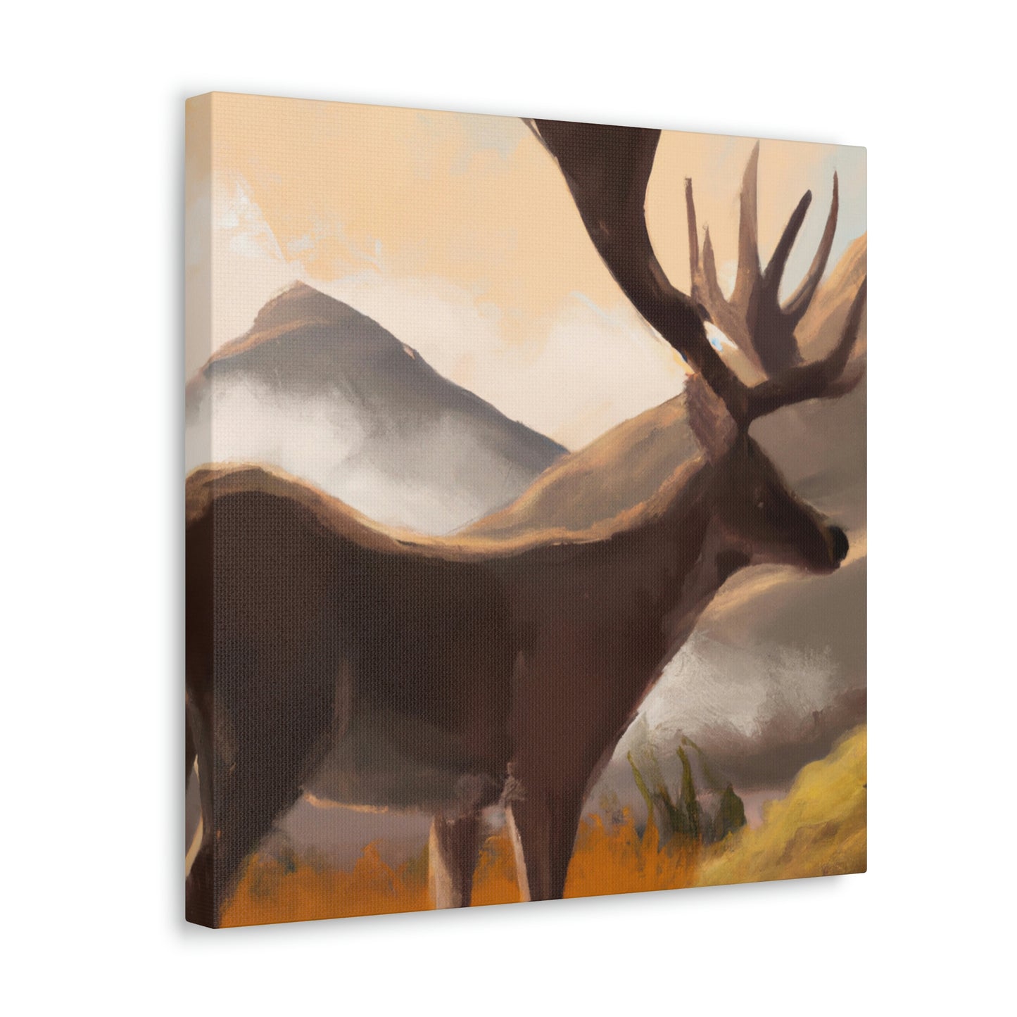 Deer in Morning Light - Canvas