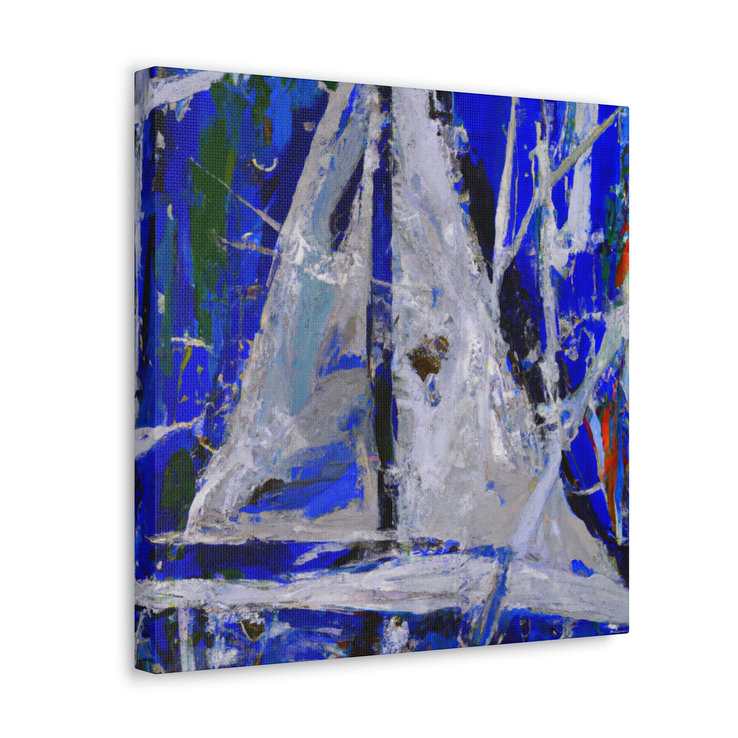 "Yacht on a Wave" - Canvas