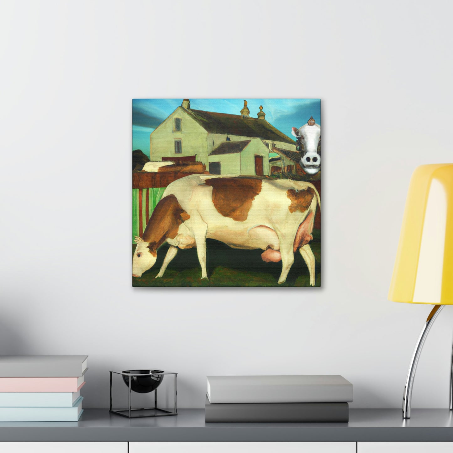 "Cow on the Pasture" - Canvas