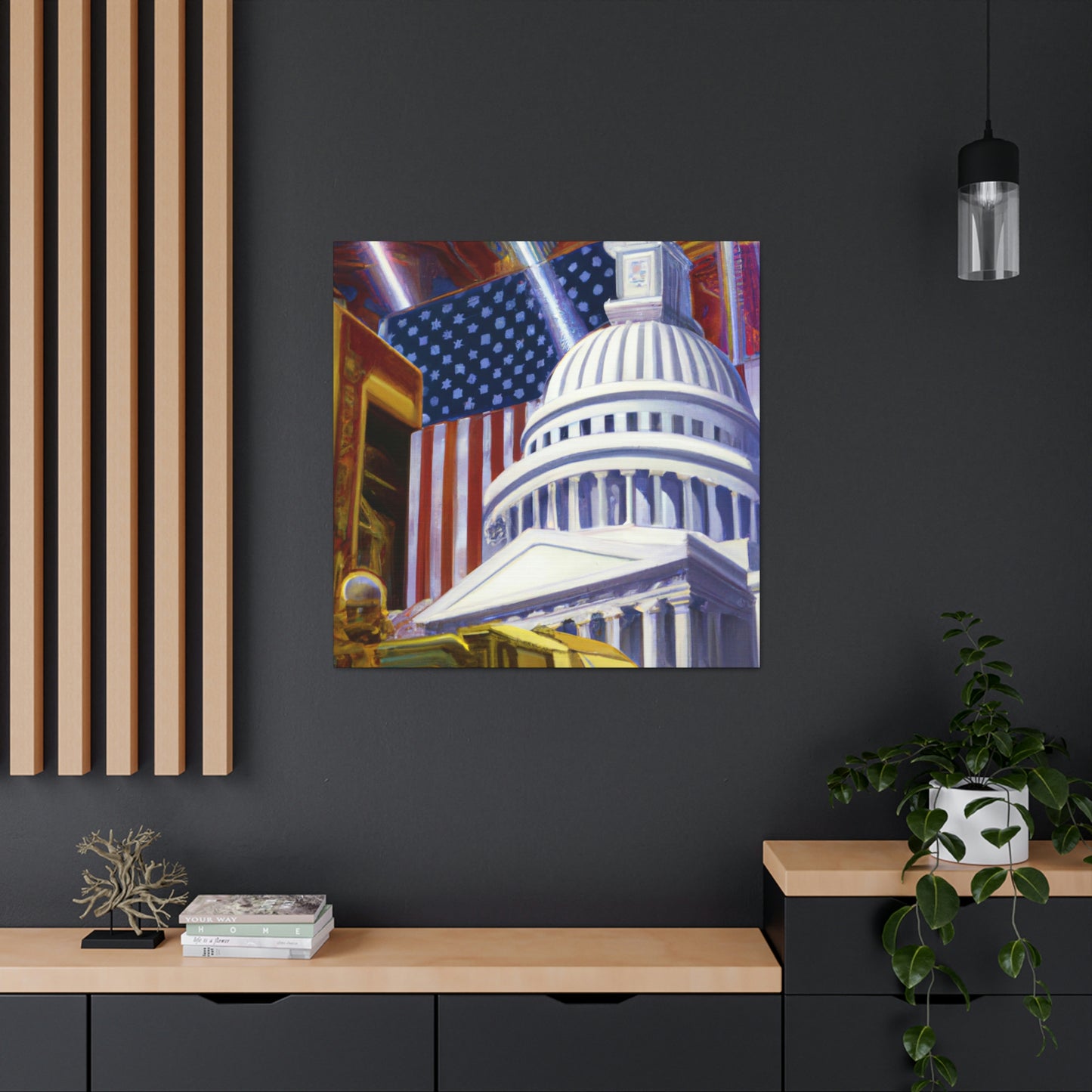 "Independence Hall Triumphant" - Canvas