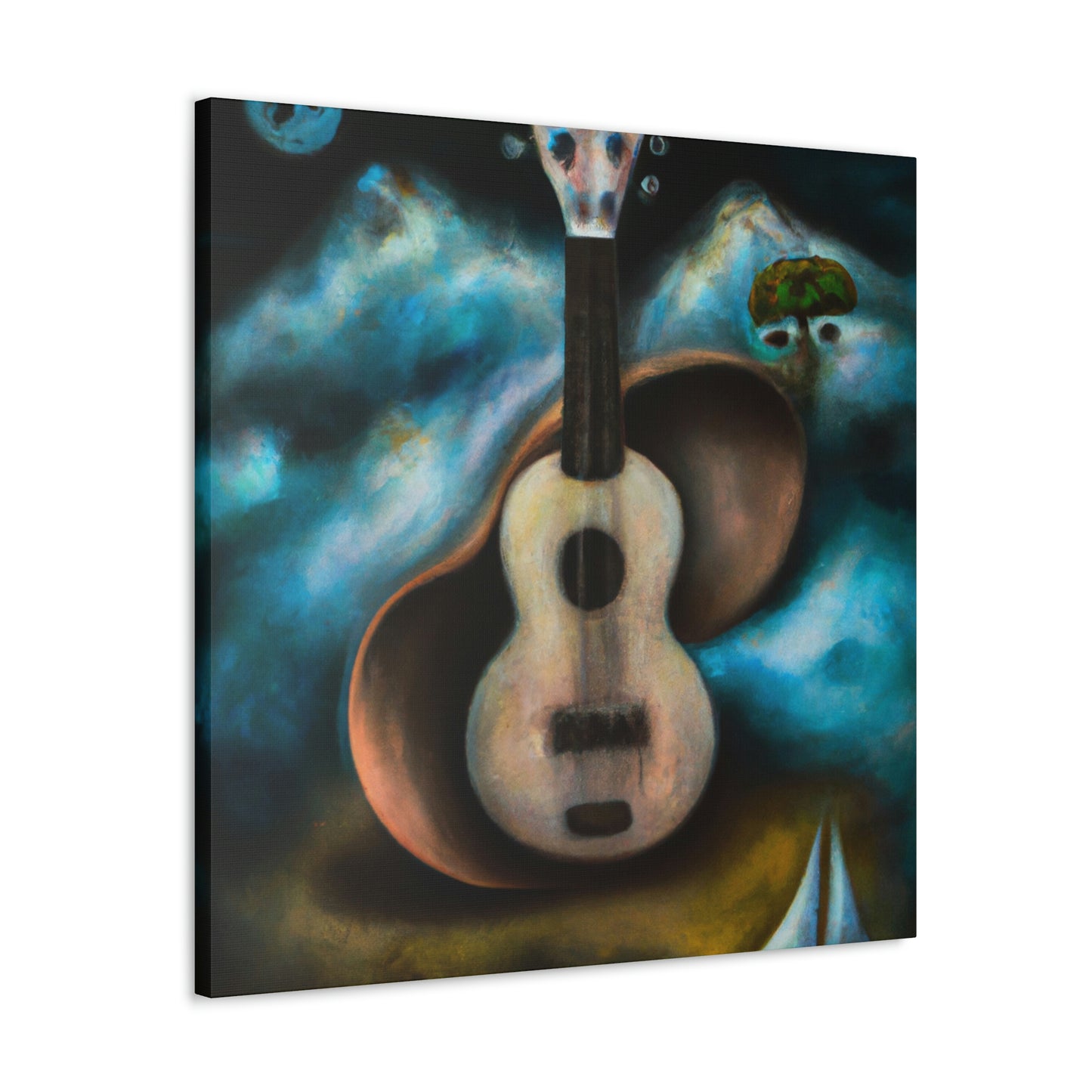 "Ukelele and Dreamscapes" - Canvas