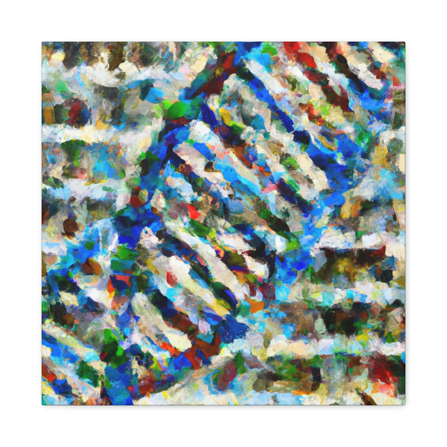 "DNA Strands Abound" - Canvas