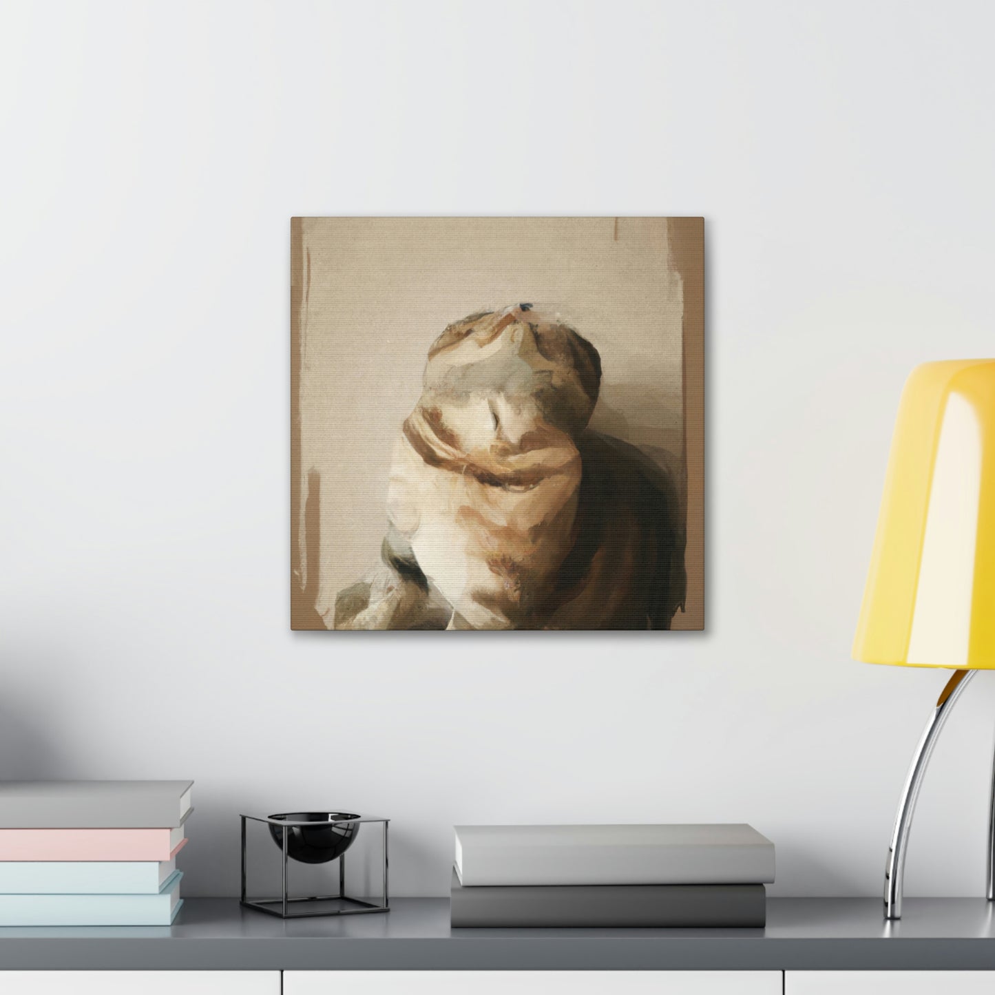 Feline Minimalism Joy - Canvas