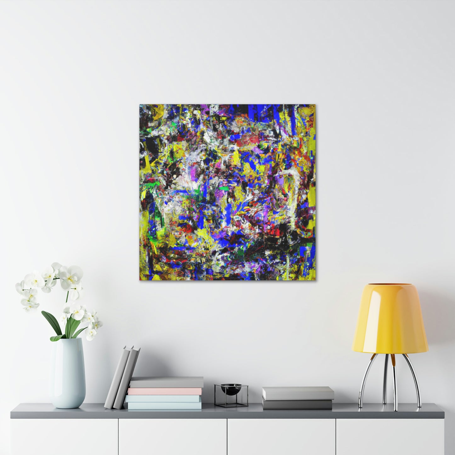 "Turbulent Cobalt Sky" - Canvas