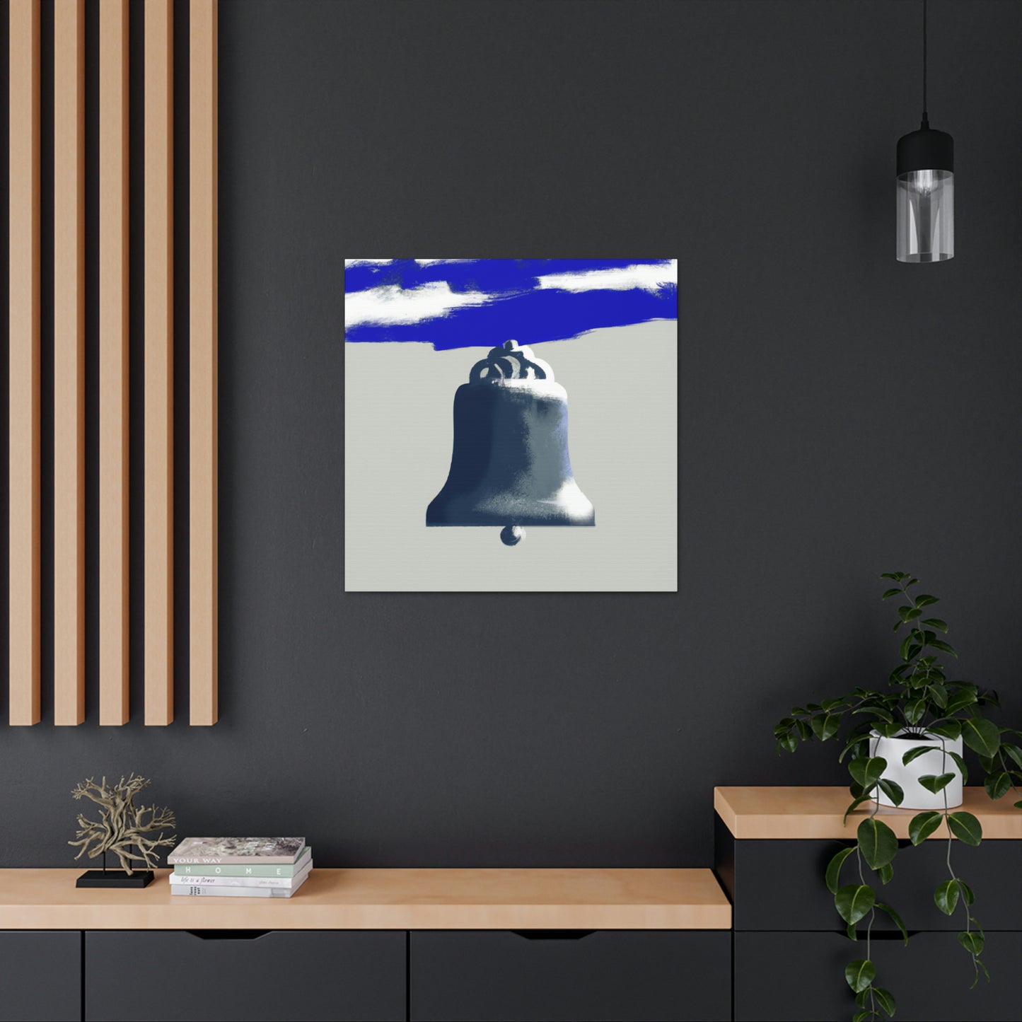 "Liberty Bell Minimalism" - Canvas