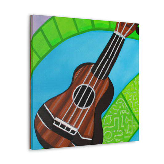 "Ukelele Jazz Groove" - Canvas