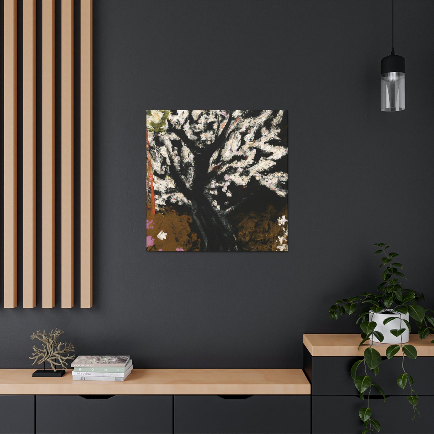 "Cherry Blossom Journey" - Canvas