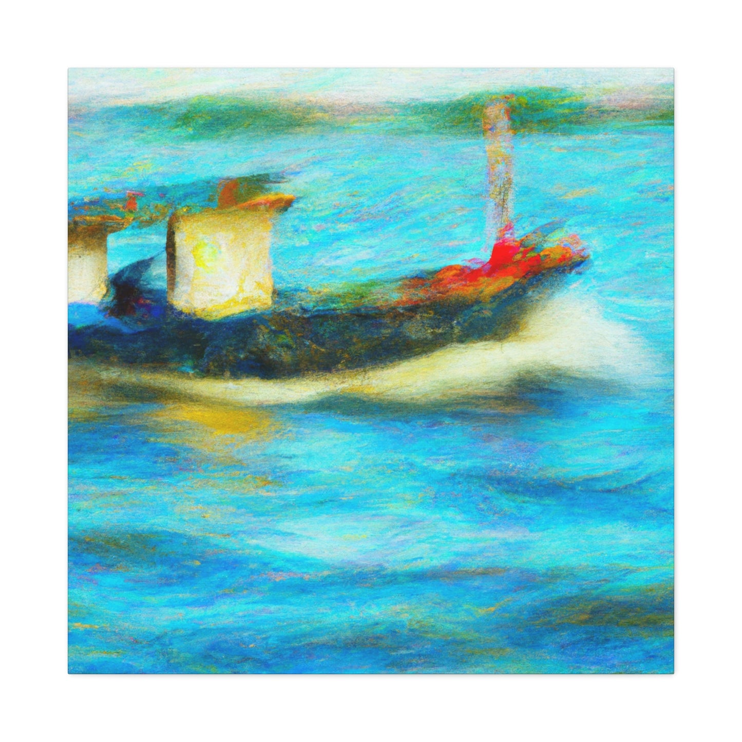 Boats on the Shore - Canvas