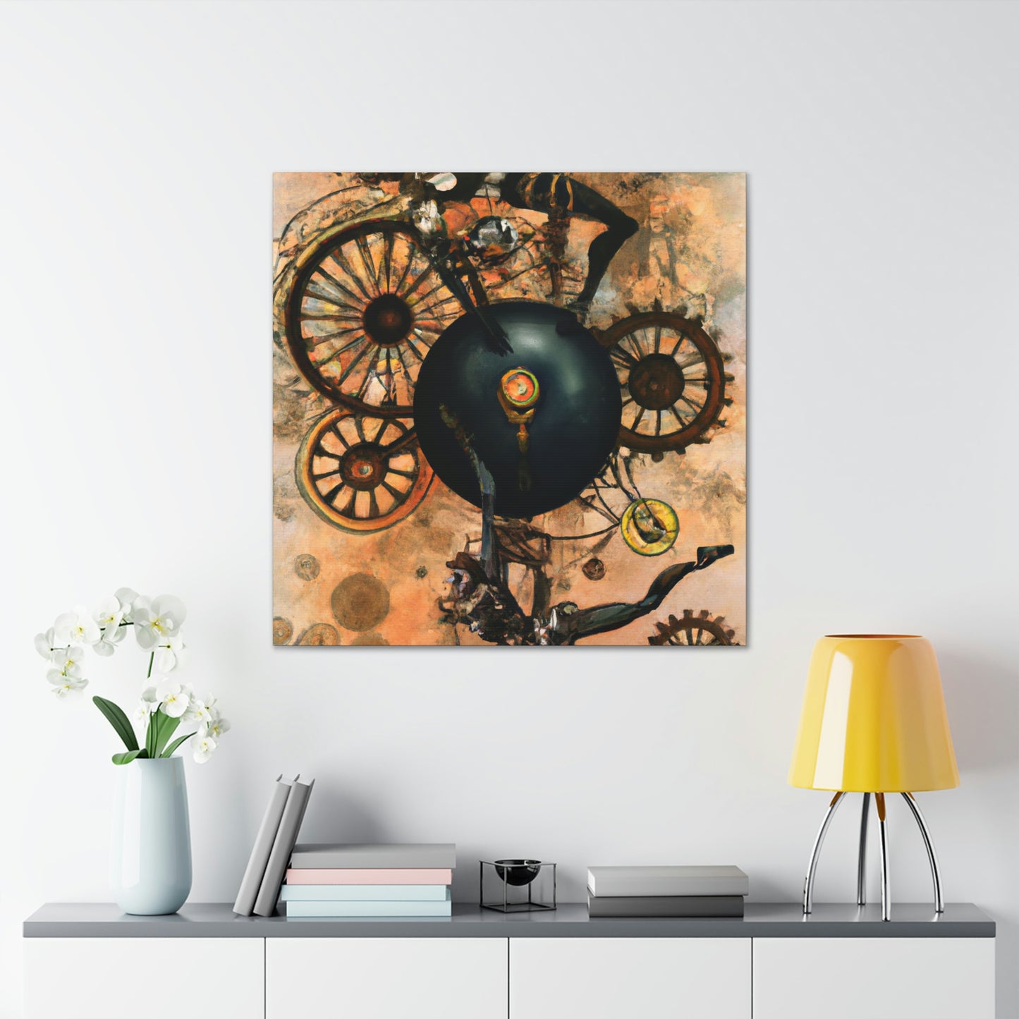 Gymnastics In Steampunk - Canvas