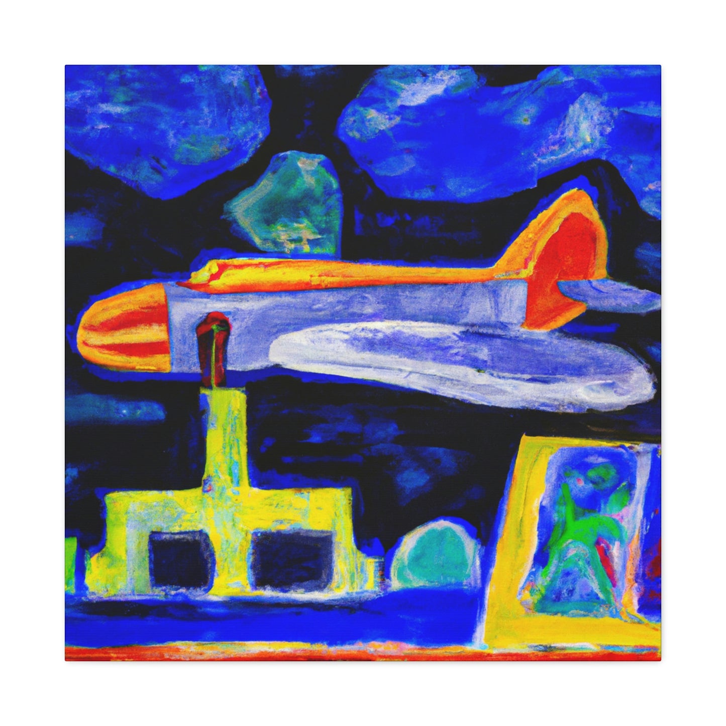 "The Winged Horizons Ahead" - Canvas