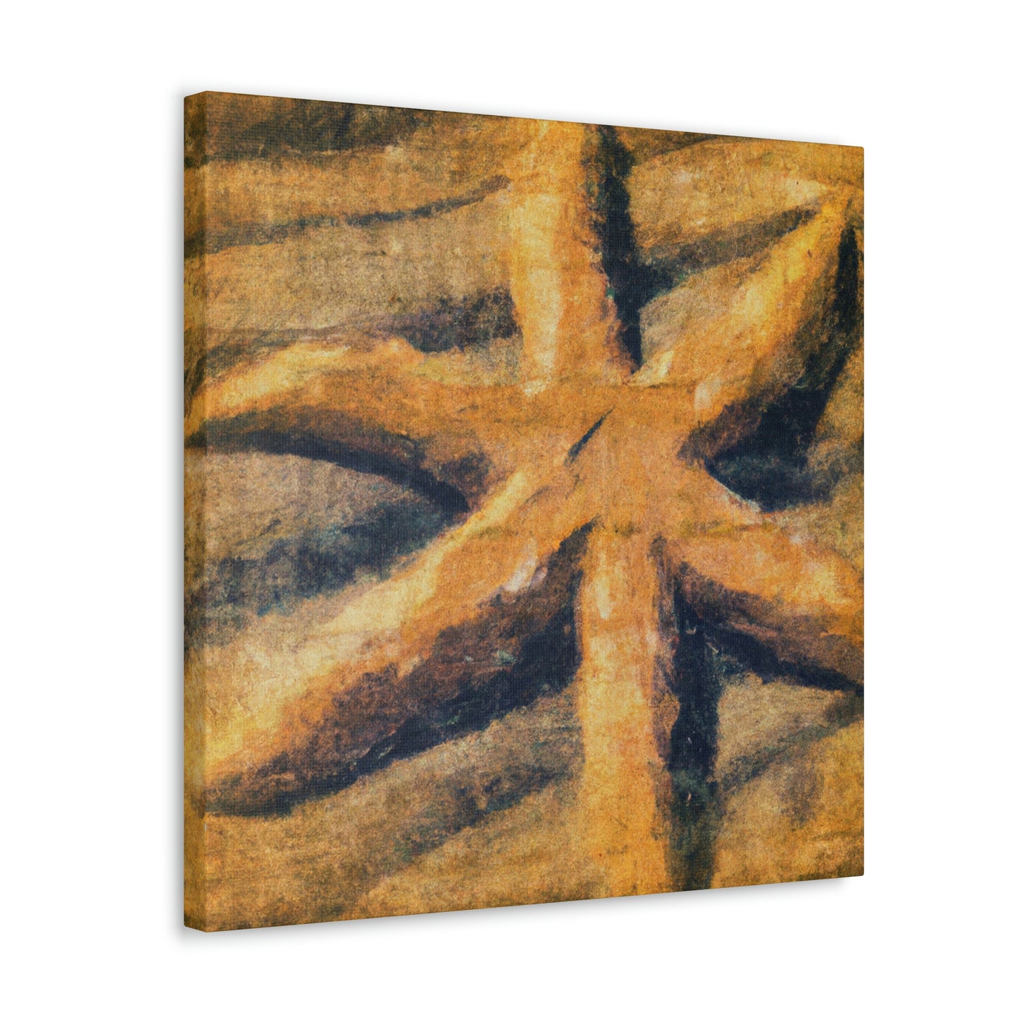 "Starfish Shimmer Shine" - Canvas