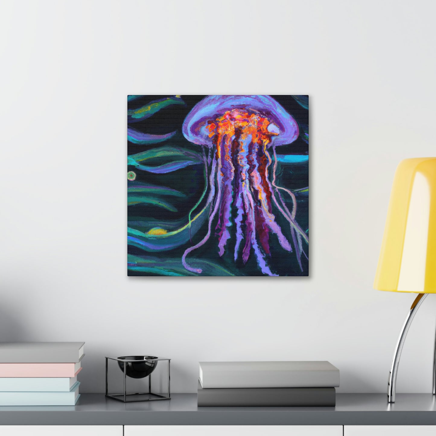 "Jellyfish Dream Streams" - Canvas