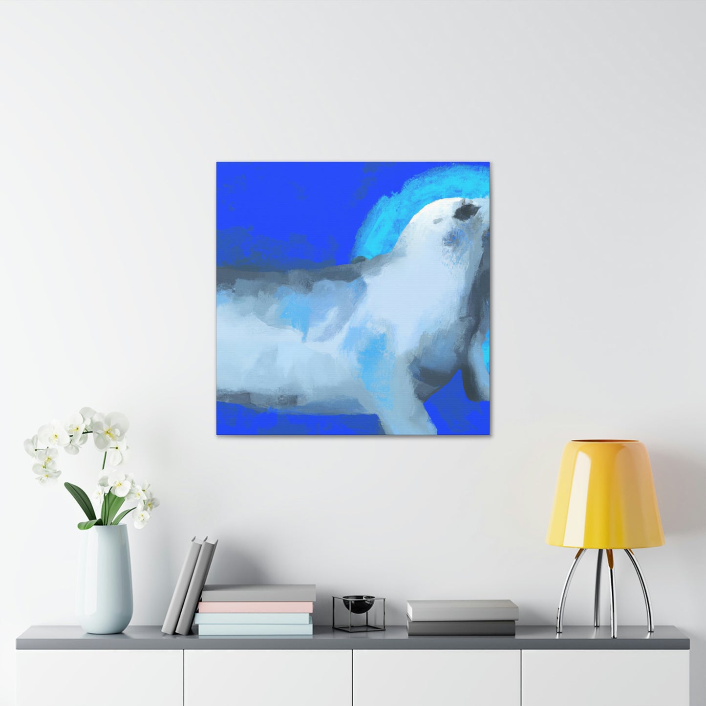 "Harp Seal in Expressionism" - Canvas