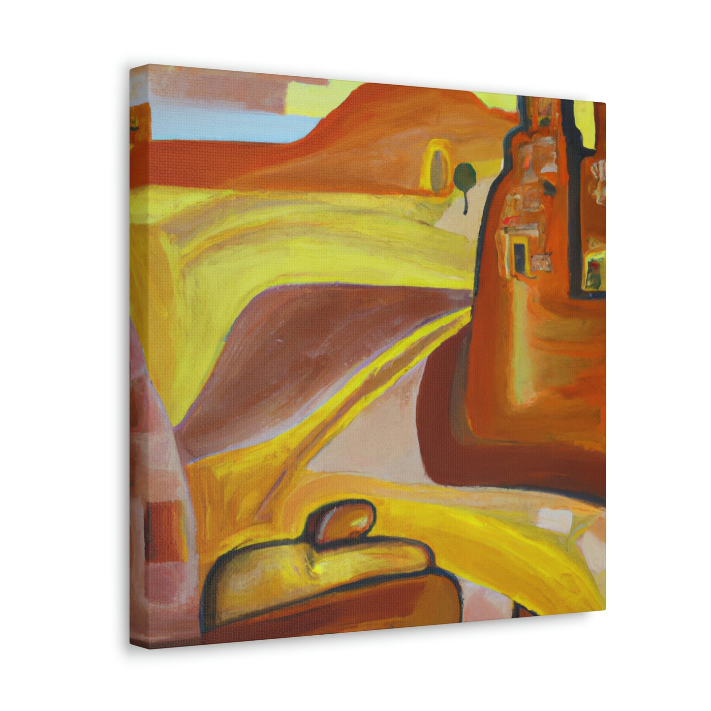 Desert in Expressionism - Canvas