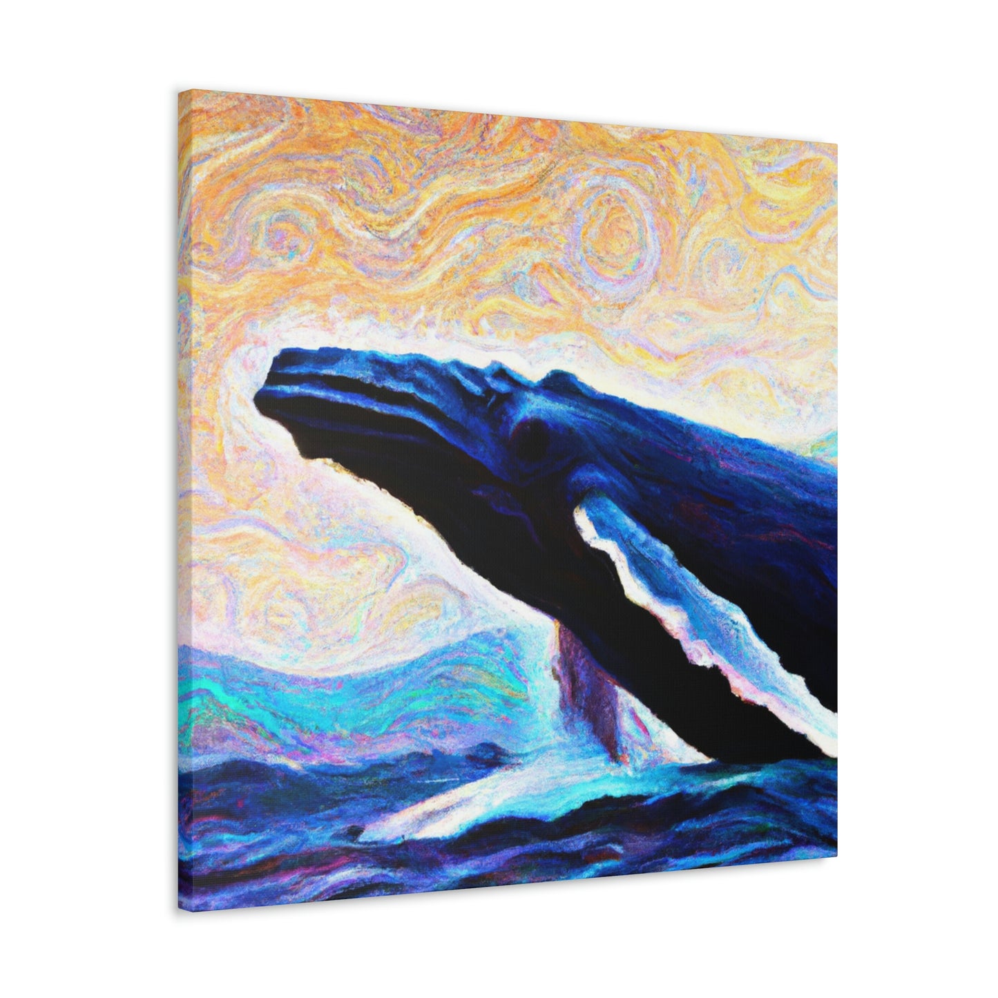 "Humpback Whale Enchantment" - Canvas