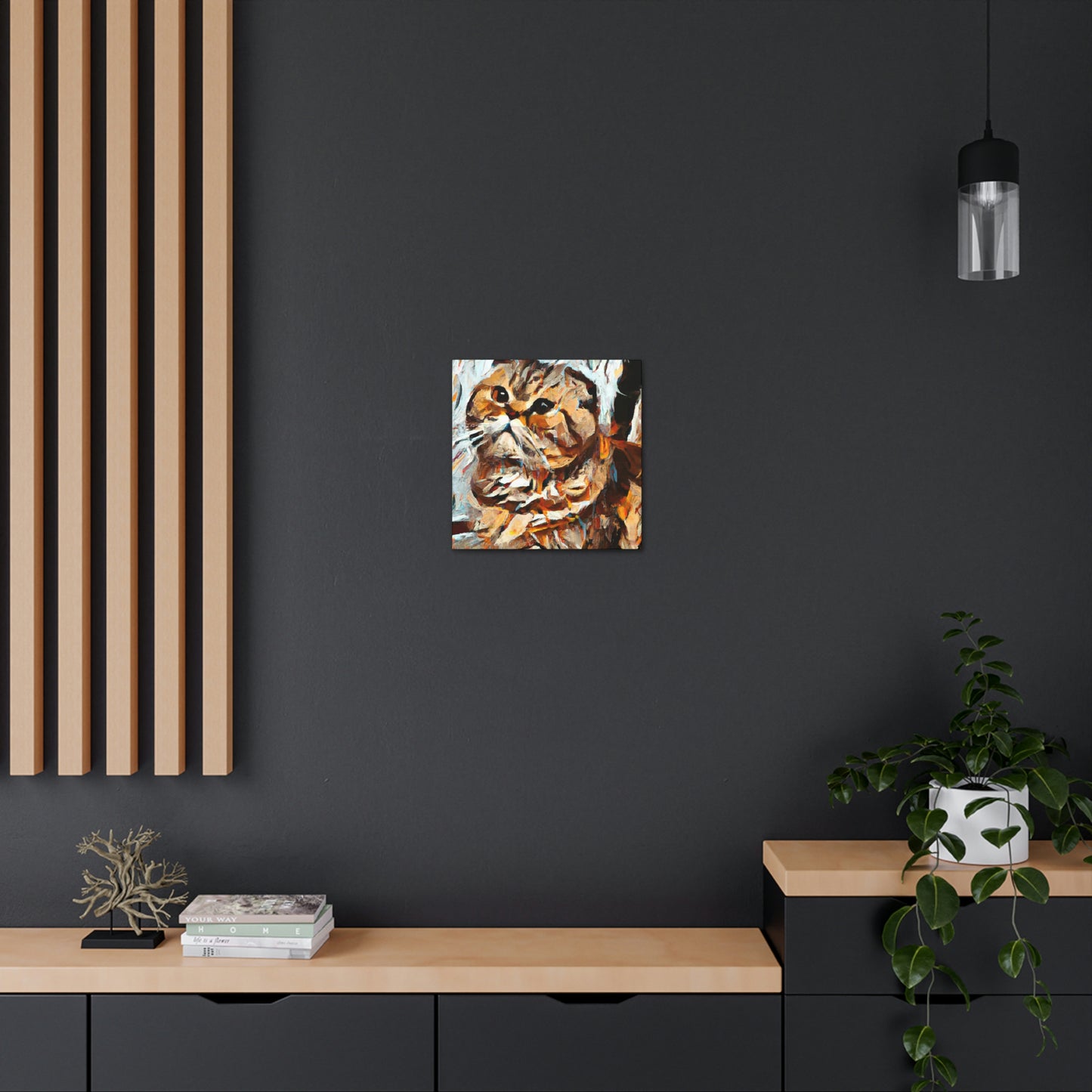 Scottish Fold Abstraction - Canvas