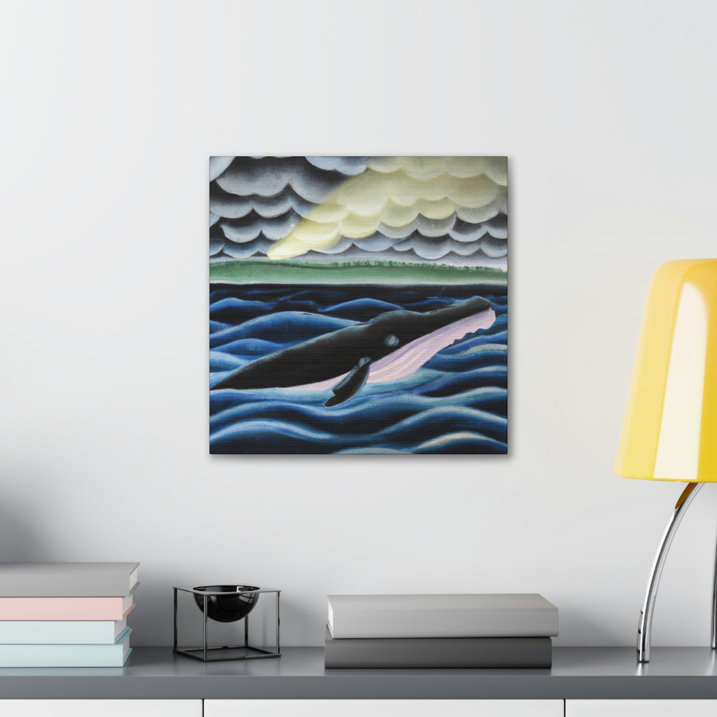 Whale in Absinthia - Canvas