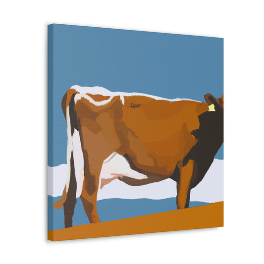 "Jersey Cow Contemplation" - Canvas