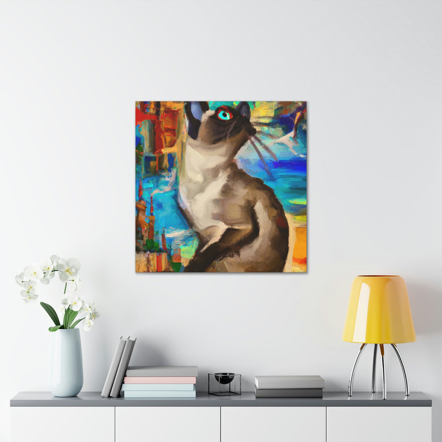 Siamese Dreamscape Art - Canvas