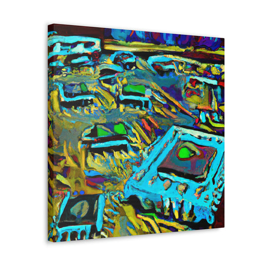 "Tech Meets Fauvism" - Canvas