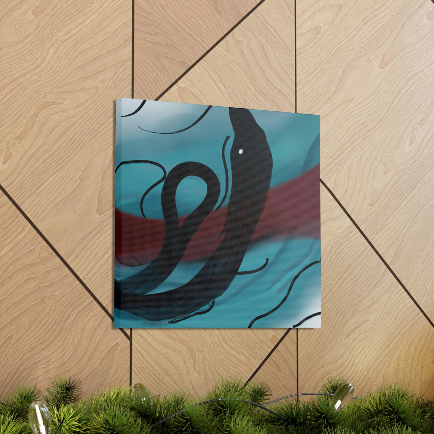 "Eels in Abstract Form" - Canvas