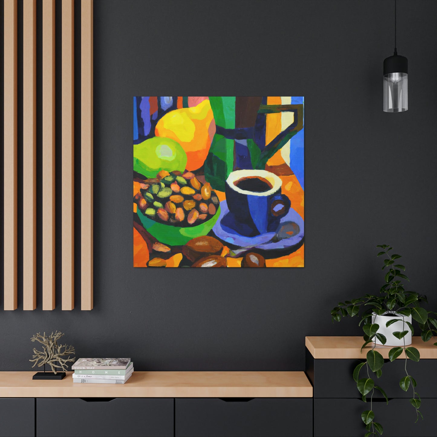 Coffee in Fauvism - Canvas