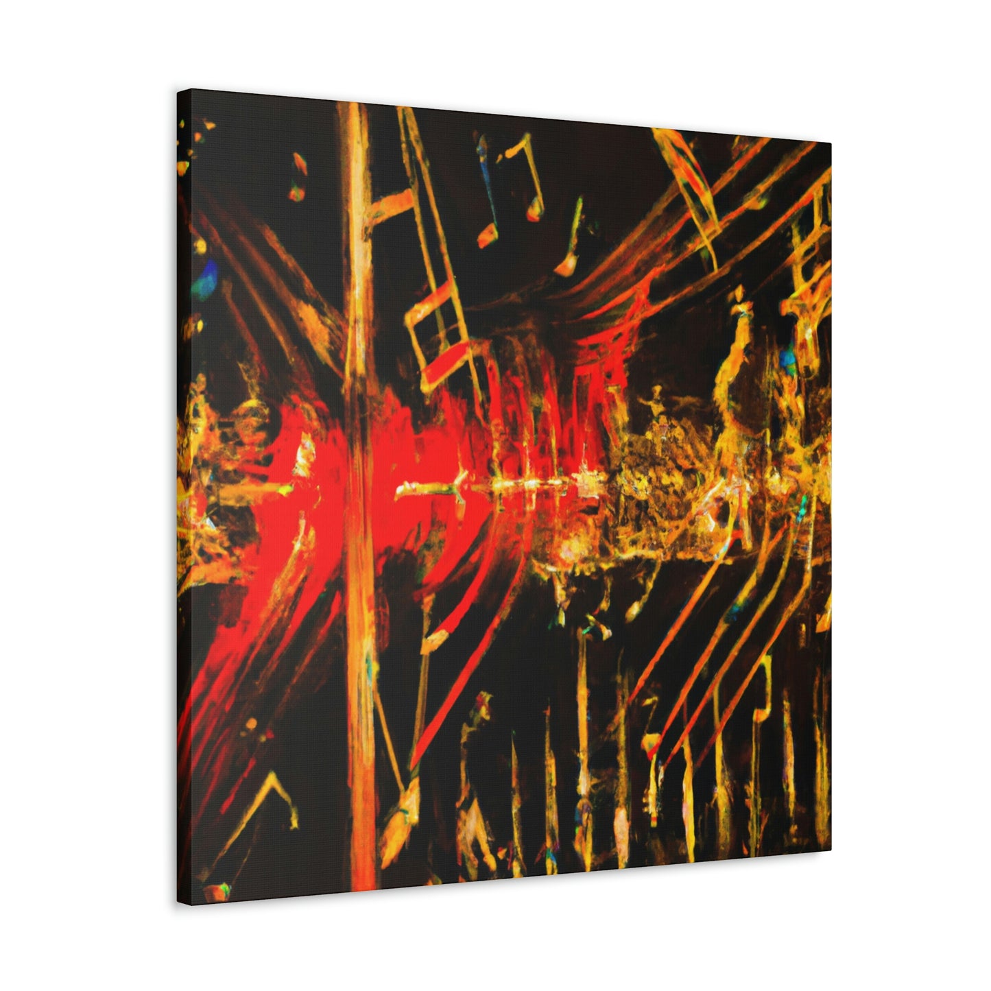 Sound Waves Symphony - Canvas