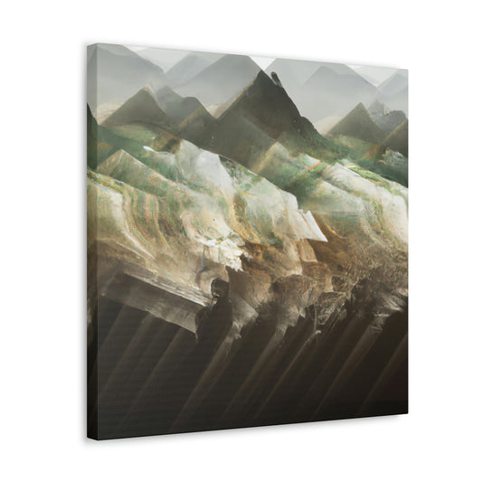 Lofty Mountain Peaks - Canvas