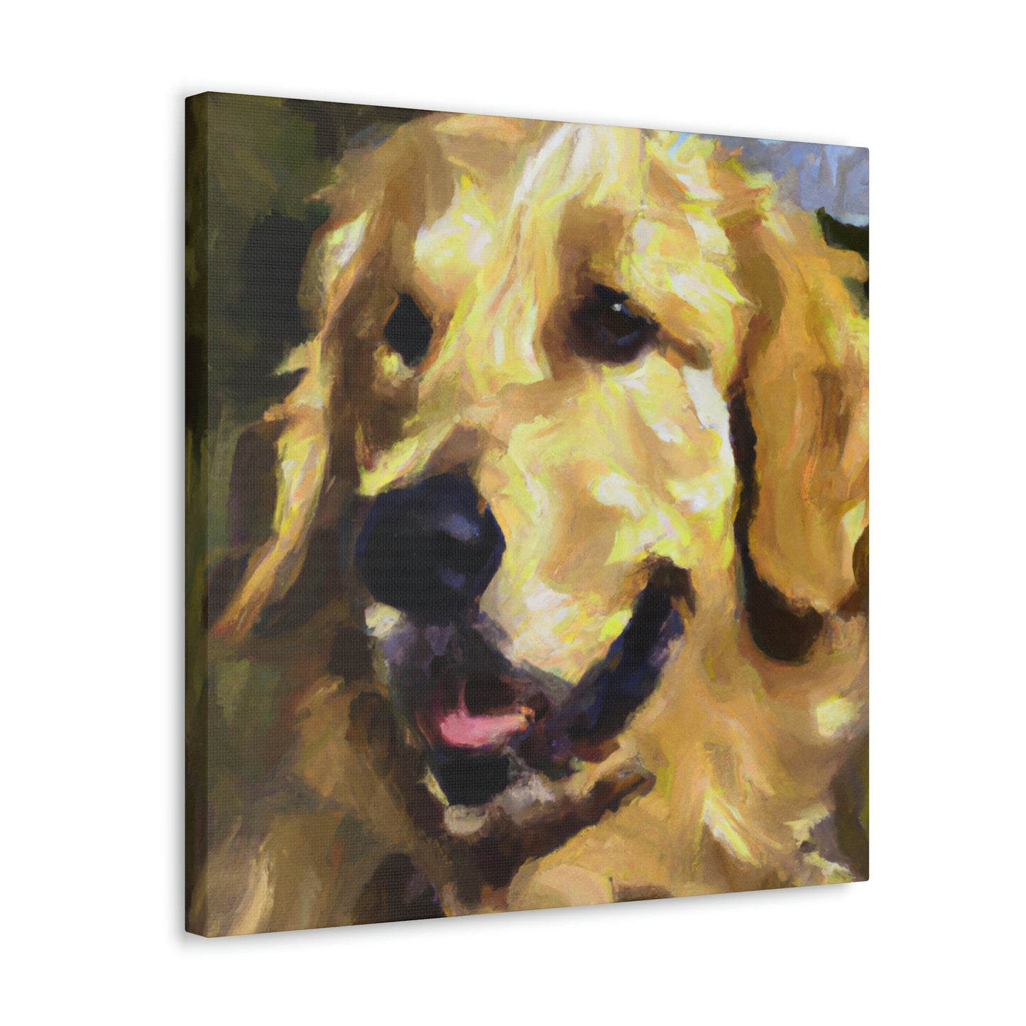 Golden Retriever Surrealism - Canvas